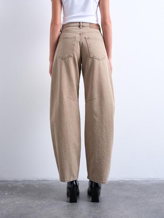 Immagine prodotto Spokey Barrel Fit Hohe Taille Jeans Weit geschnitten (34)