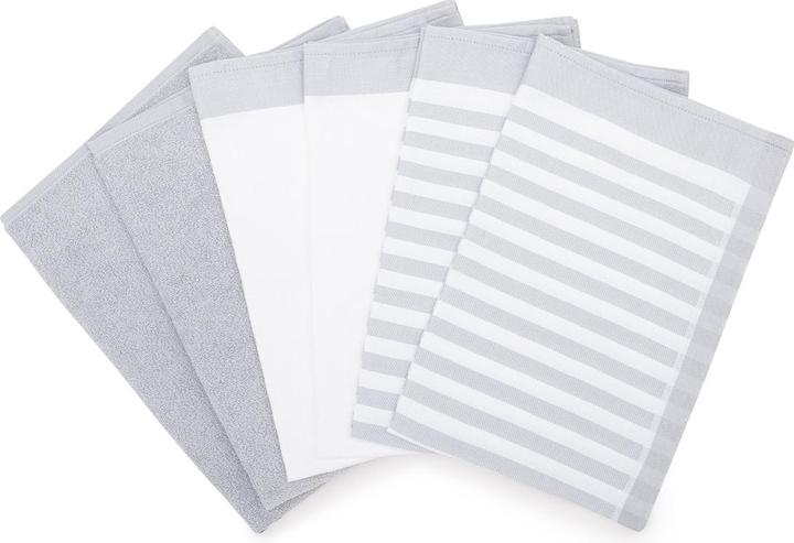 Ross 6er Pack Exclusiv 4 X Geschirr- 2 X Küchentuch im Set