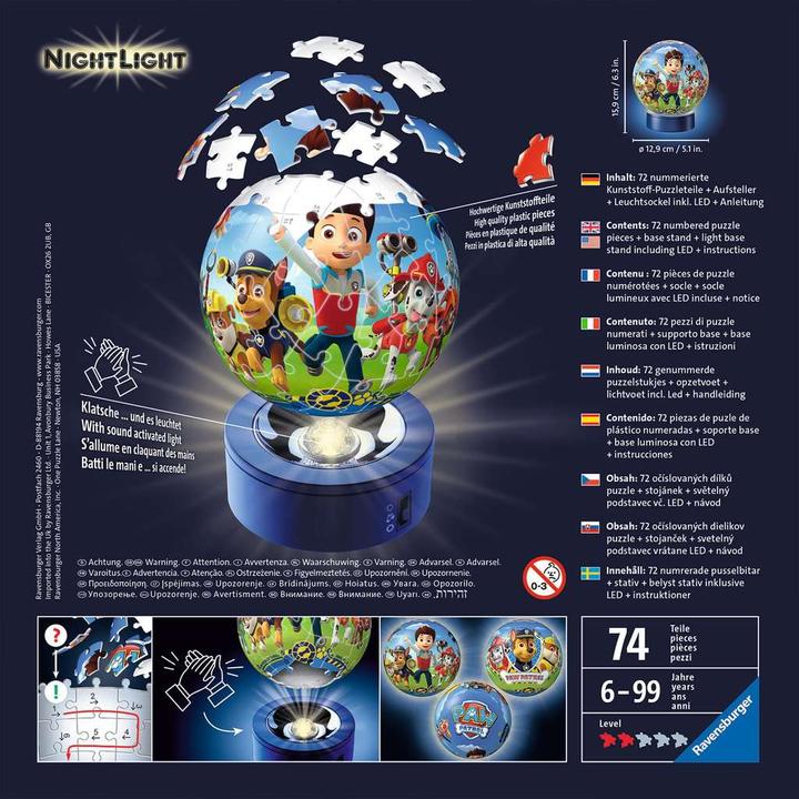 Image du produit Ravensburger Patrouille de patrouilles de nuit (72 pièces)