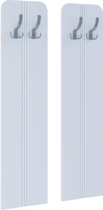 Actual product image VCM Wooden Set Hallway Furniture Coat Rack Coat Hooks Wardrobe Panel Balia