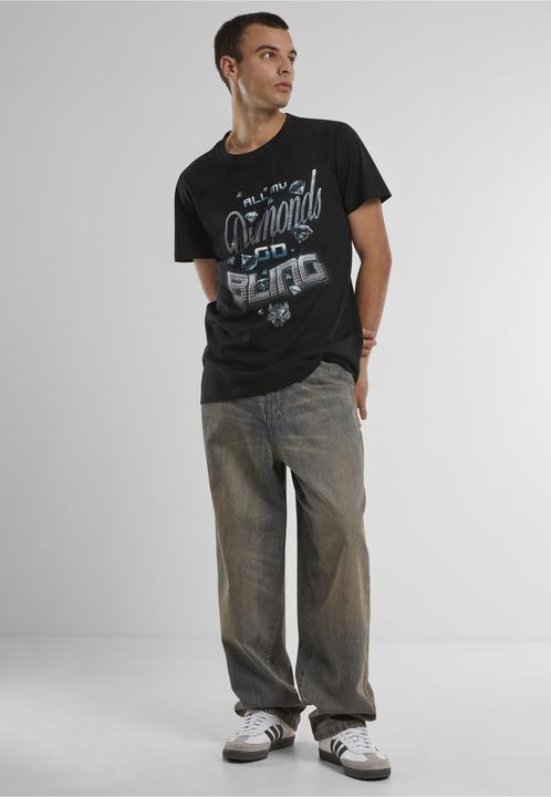 Produktbild Mister Tee Diamonds Go Bling Tee - 89291 (S)