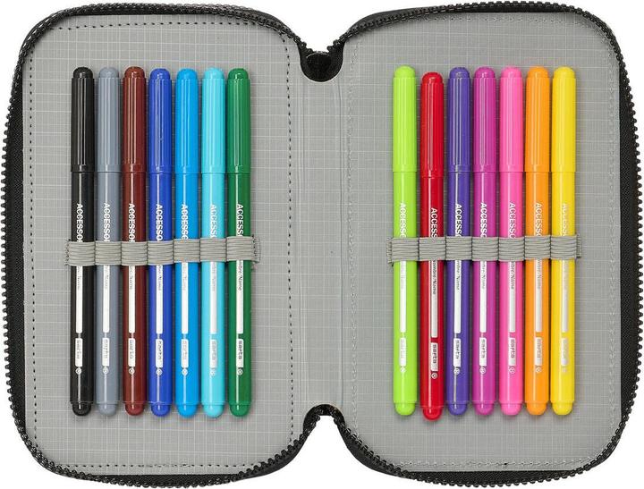 Actual product image Safta Turtles "TMNT" - pencil case incl. pencils, sharpener, ruler and eraser (36 pieces)