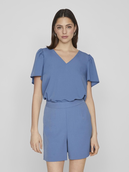 Actual product image Vila Short sleeve top with V-neck (40)