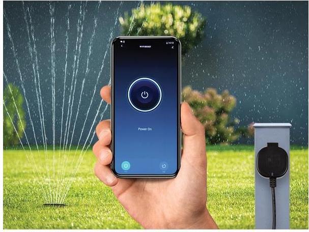 Produktbild Velleman Smart-Wi-Fi-Steckdose - Für Den Aussenbereich - Schuko
