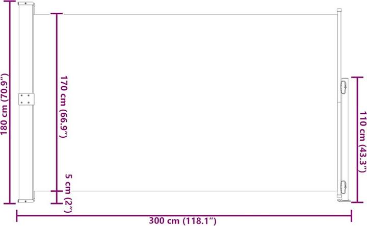 Image du produit vidaXL Sashana (3 m)