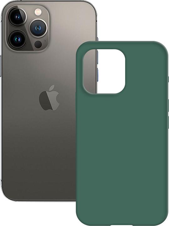 Image du produit KSIX Coque Silicone Souple Pour Iphone 14 Pro Max Vert (Apple iPhone 14 Pro Max)