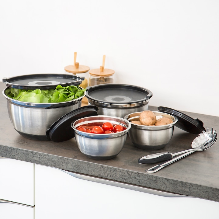 Actual product image Relaxdays Bowl set (25.50 cm, 7.30 l, 4 x)
