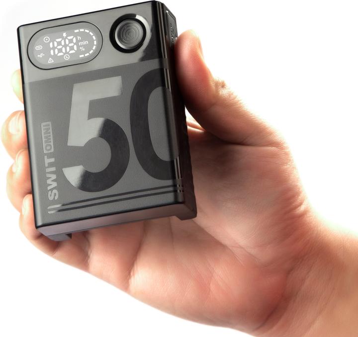 Actual product image Swit OMNI-50S | 50Wh 100W-high-load Professional Mini Battery with USB-C (Camera battery)