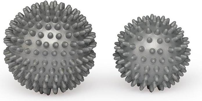 Actual product image Outliner Massage ball, grey, 2 pcs 9cm 7.5 cm