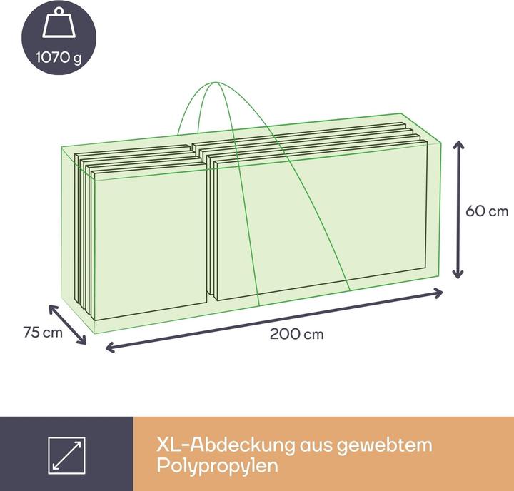 Produktbild Garden Lights Schutzhülle/Tragetasche für Auflagen - XL