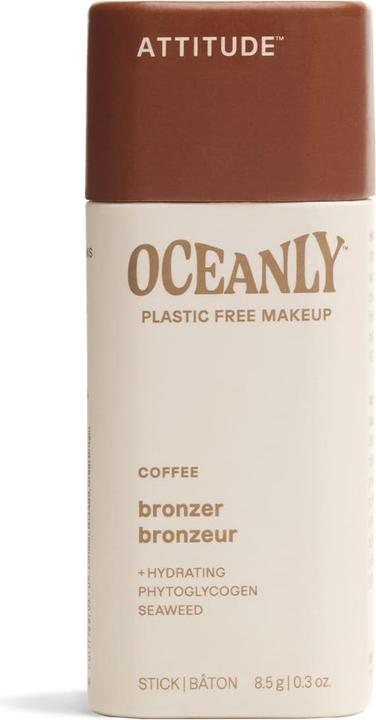 Produktbild Attitude Oceanly Plastic-Free Lightweight Bronzer Stick Titanium Dioxide-Free (Coffee, Bronzer, 20 g)