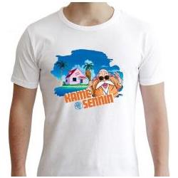 ABYstyle, Herren, Shirt, DRAGON BALL - Tshirt DBZ Master Roshi man SS white - New fit, Weiss, (L)