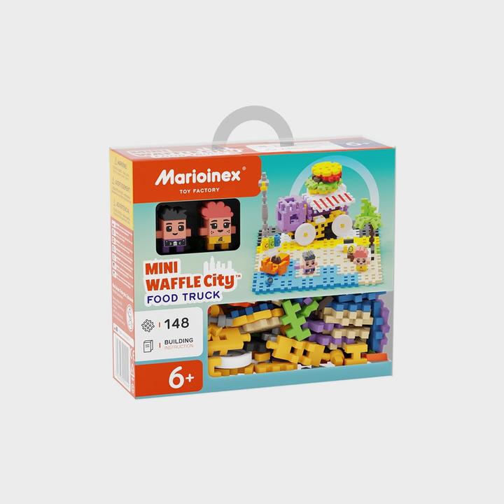 Actual product image Marioinex Building Blocks Mini Waffle - Snack Wagon