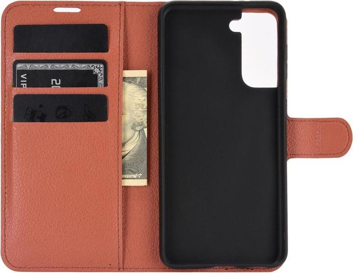 Produktbild Cover-Discount Galaxy S21 - Leder Etui Hülle braun (Samsung Galaxy S21)