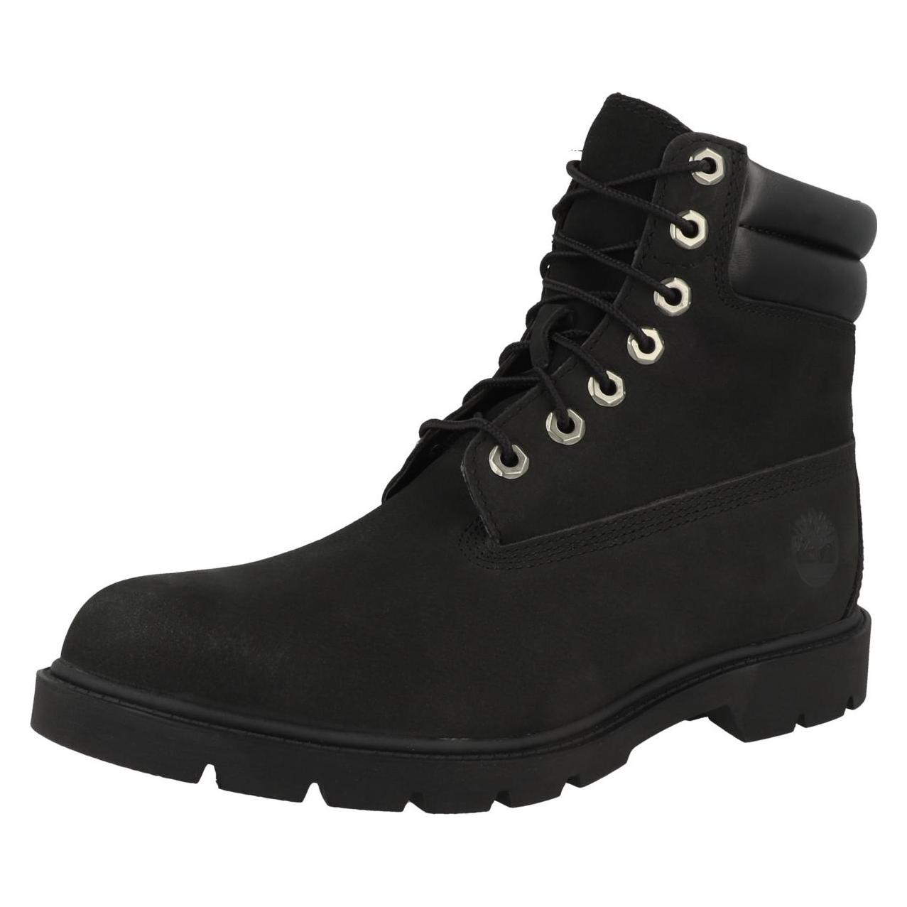 Timberland, Mannen, Laarzen, Basic 6 Inch Lace Up, Zwart, (43.5)