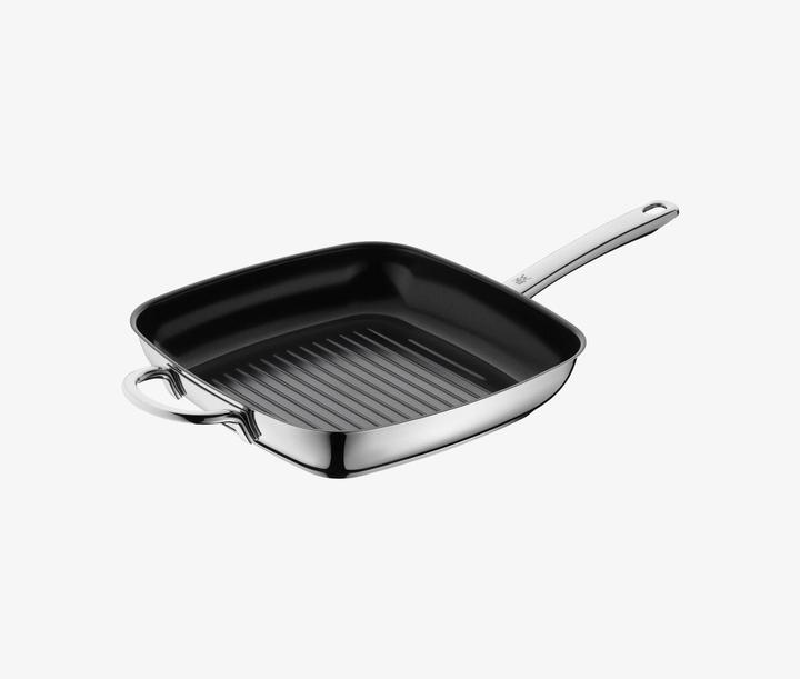 Produktbild WMF Edelstahlpfanne Grillpfanne 28cm Pfanne Induktion Durado beschichtet (28.28 cm, Grillpfanne, Edelstahl)
