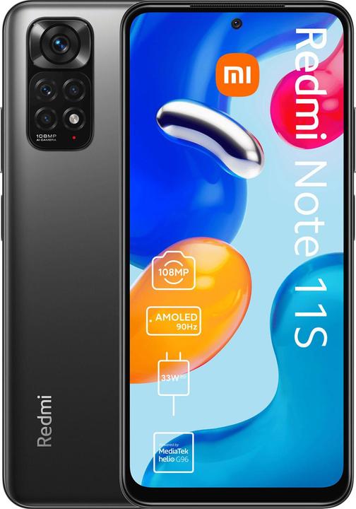 Productafbeelding Xiaomi Redmi Note 11S (128 GB, Grafietgrijs, 6.43", Dubbele SIM, 4G)