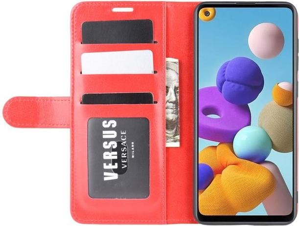 Produktbild MU Classic Crazy Horse Leder Bookcover Series (Samsung Galaxy A21s)