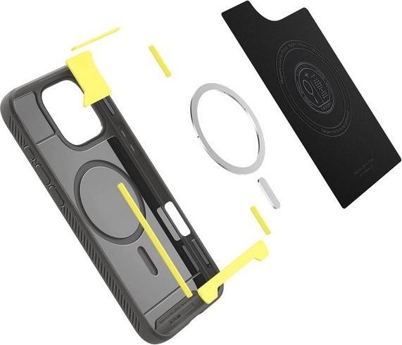 Image du produit Spigen Étui Rugged Armor Mag Magsafe pour iPhone 16 Pro 6,3" gris (Apple iPhone 16 Pro)