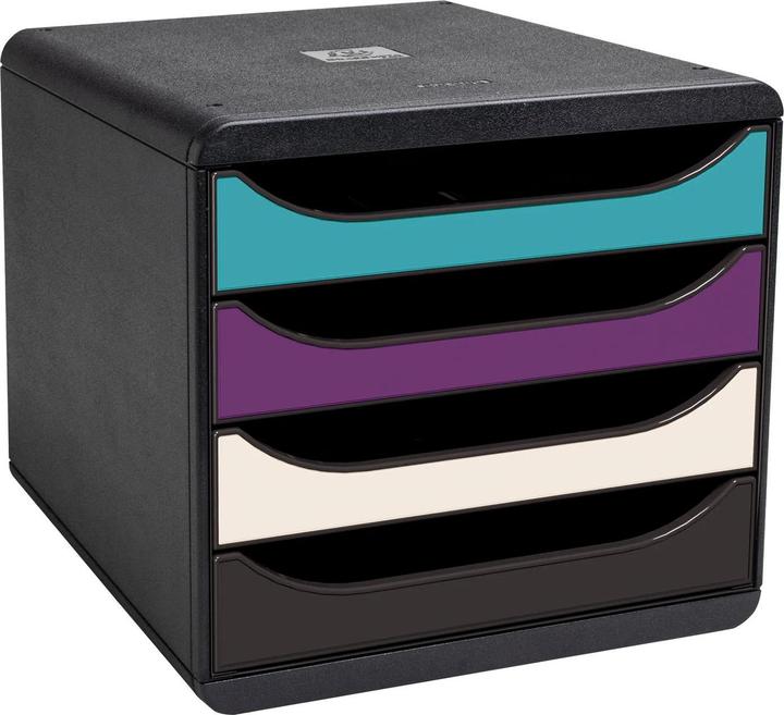 Image du produit Exacompta Schubladenbox BIG BOX, 4 Schubladen, Kollektion Titan (A4+)