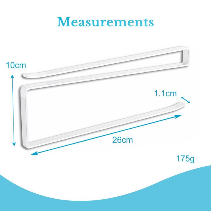 Actual product image Intirilife 2x paper roll holder in white
