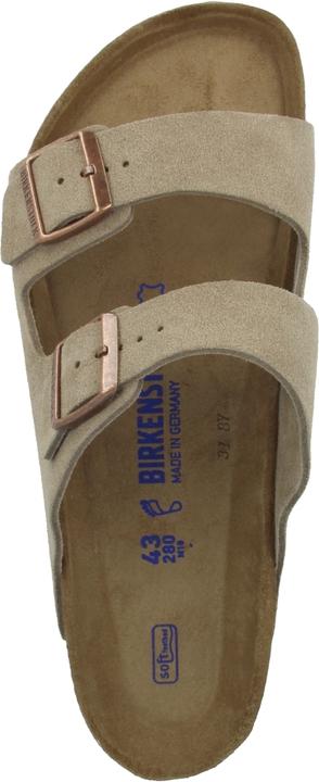 Actual product image Birkenstock Arizona SFB suede softbed normal (39)