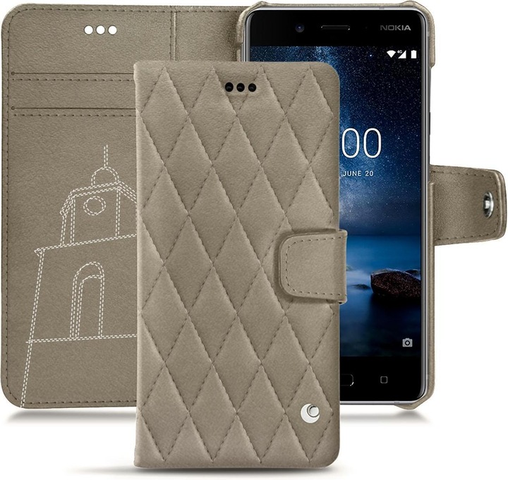Produktbild Noreve Lederschutzhülle Wallet (Nokia 8)
