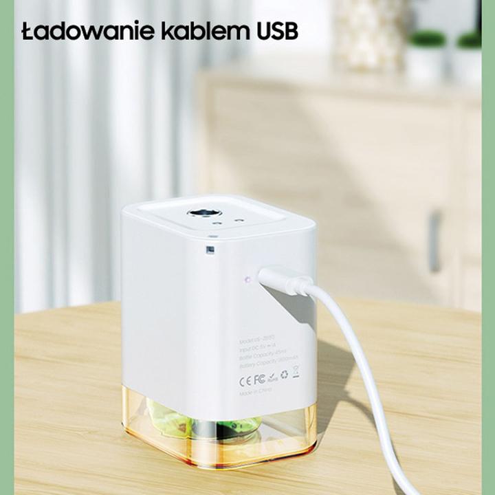 Produktbild Usams Automatyczny dozownik bezdotykowy Mini Sprayer biały/white ZB155XSJ02 (US-ZB155)