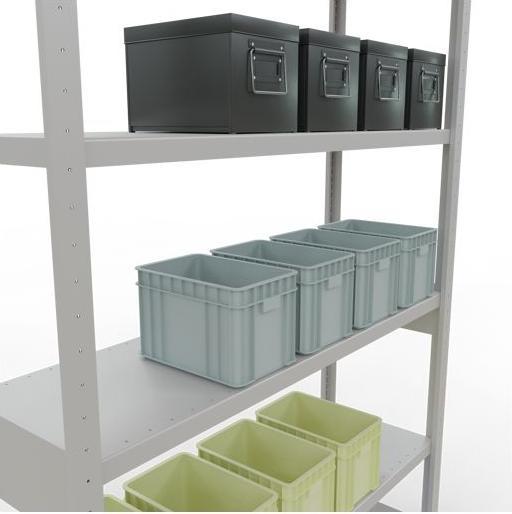 Actual product image Schulte Lagertechnik MULTIplus250 basic racking system with length ledgers