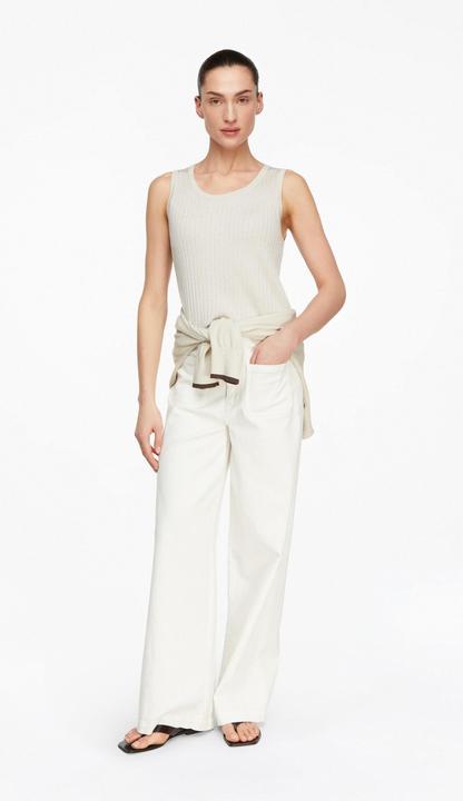 Produktbild Comma Softer Viskose-Glitzergarn-Tank im lässigen Rippstrick (46)