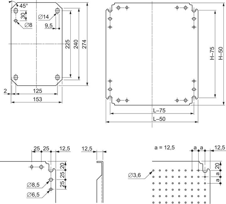 Produktbild Schneider Electric Montageplatte