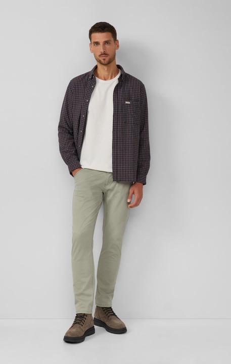 Produktbild s.Oliver T-Shirt Softes Longsleeve mit Crew Neck und Logo-Patch (S)