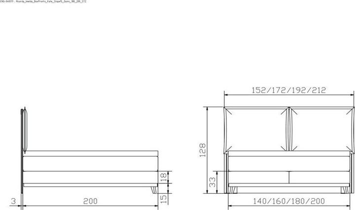 Actual product image Hasena Imelda (90 x 200 cm)