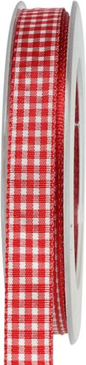 Produktbild Viana Geschenkband kariert mit Webkante für Dekoration und Schleifen