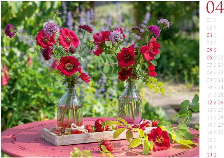 Image du produit Blumenzauber Kalender 2026 (45 x 33 cm, Anglais, Français, Allemand)