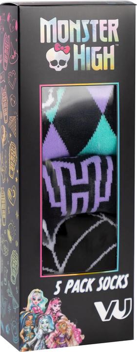 Produktbild Monster High Socken Mädchen (5erPack) (5er Pack, 37 - 40)