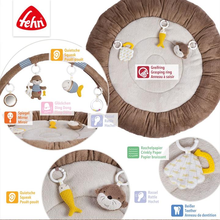 Image du produit Fehn Spielbögen & Spieldecken 3D Activity-Nest - Otter