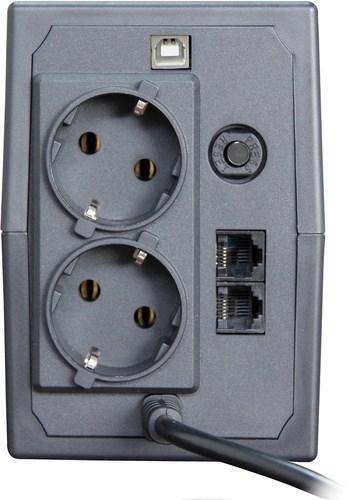 Actual product image Orvaldi ID600CH Uninterruptible Power Supply (UPS) Line-Interactive 0.6 kVA (600 VA, 360 W, Line-interactive UPS)