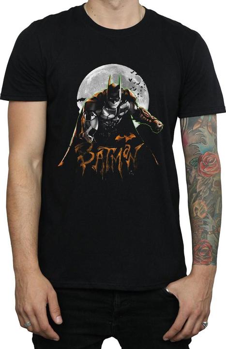 Actual product image Mens Batman Arkham Knight Halloween Moon T-Shirt (XXL)