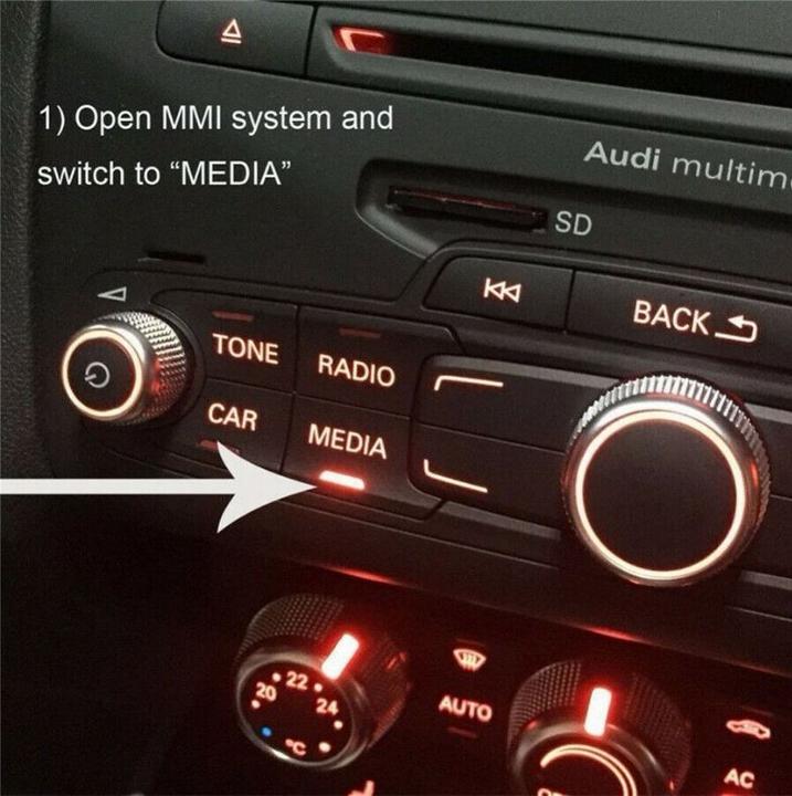 Produktbild ACV Bluetooth 5,0 Adapter Audio Für AMI MMI MDI 2G 3G 3G Radio
