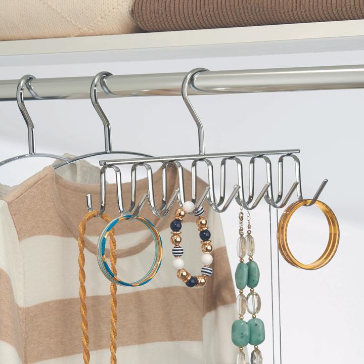 Immagine prodotto iDesign Porta cravatte e cinture cromato (16 x)