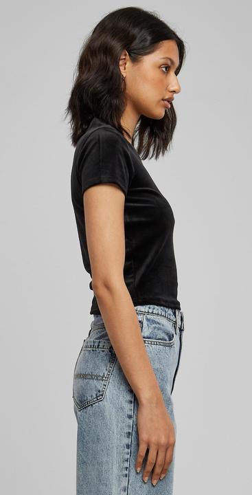 Actual product image Urban Classics Ladies Short Velvet Tee (L)