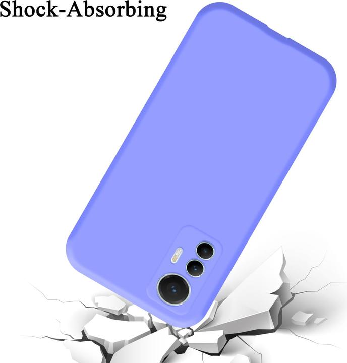 Actual product image Cadorabo TPU Liquid Silicone Case Cover for Xiaomi 12 LITE (Xiaomi 12 Lite)