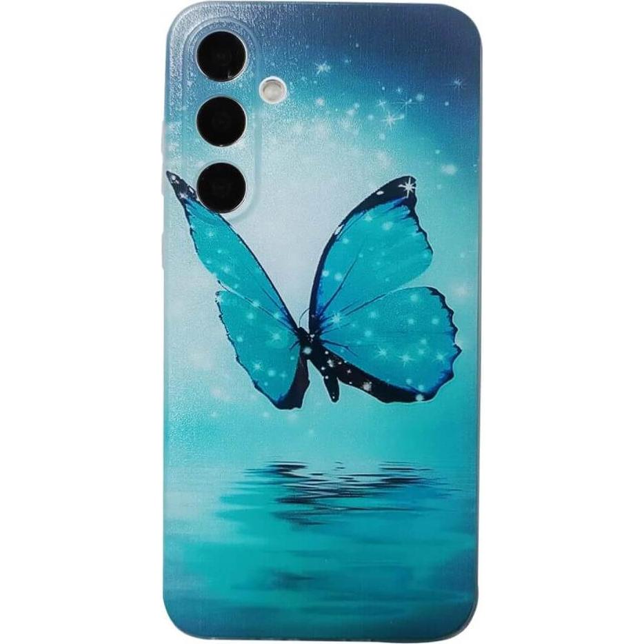 Cover-Discount Galaxy A36 5G - Cover Handyhülle mit stilvollem Motiv (Samsung Galaxy A36), Smartphone Hülle, Blau
