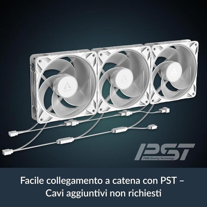 Actual product image Arctic Ventilateur de boitier P12 Pro Reverse RGB - 12cm (Blanc) (120 mm, 1 x)