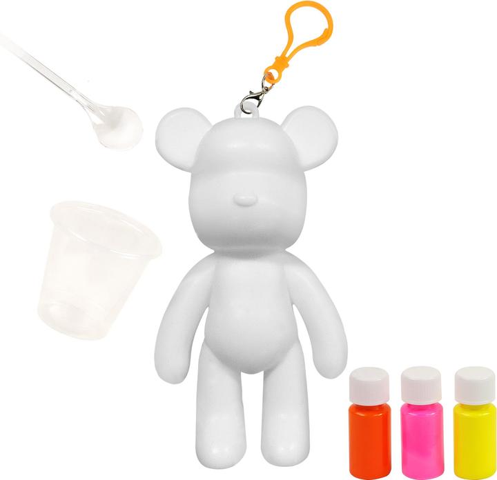 Produktbild Pour Palz DIY Mini Paint Bear w/keychain, ast.4, CDU