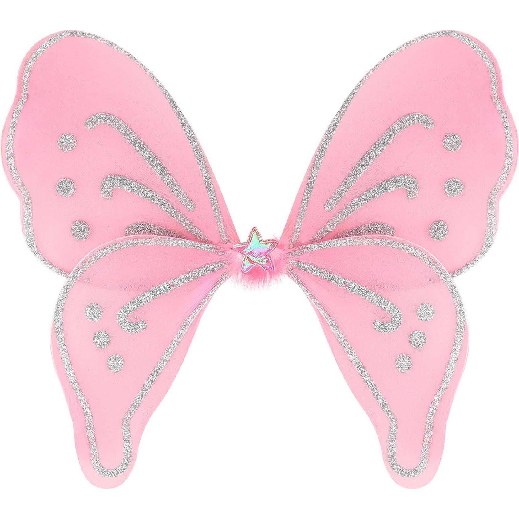 Thumbnail - Widmann ROSA FANTASY FLÜGEL 50x48 cm