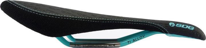 Produktbild Sdg Circuit MTN Sattel, Ti-Alloy 7x7mm, black/teal