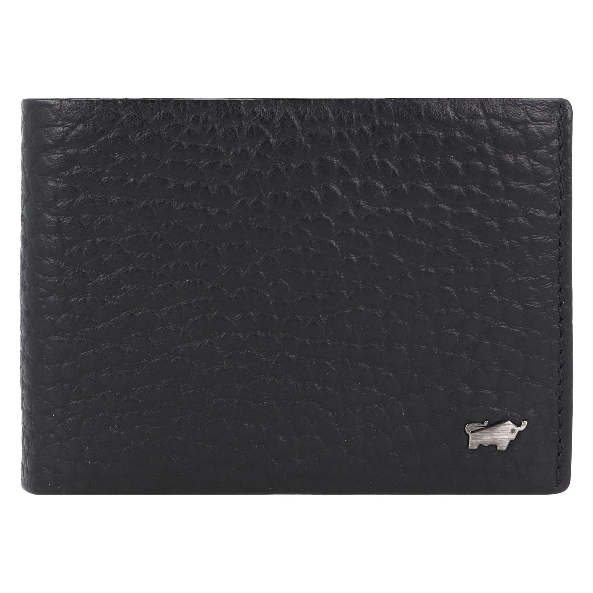 Braun Büffel, Herren, Portemonnaie, Geldbörse Yannik 53134, Schwarz