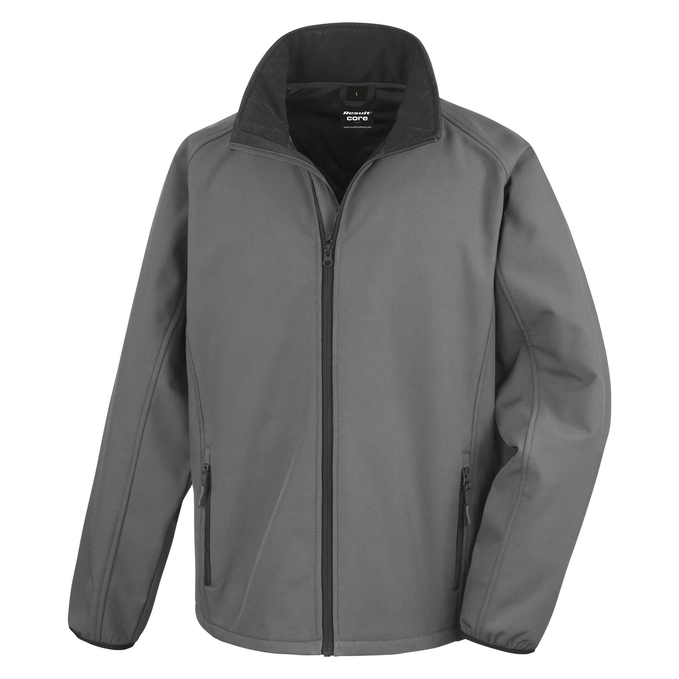 Regatta, Herren, Outdoorjacken, Softshell Printable (3XL), Mehrfarbig, Grau, 3XL